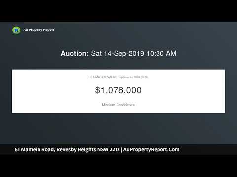 61 Alamein Road, Revesby Heights NSW 2212 | AuPropertyReport.Com