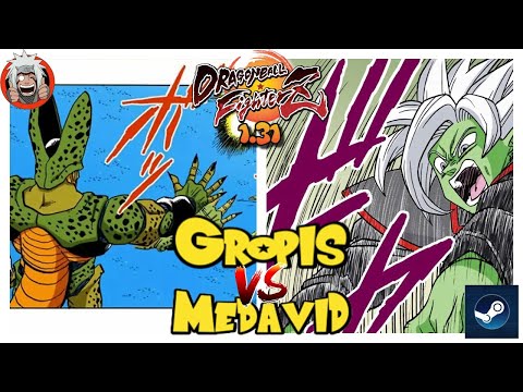 DBFZ Gropis vs MeDavid - (SBaby2, Cell, Beerus) vs (Zamasu, N21LC, Beerus) - Ver 1.31