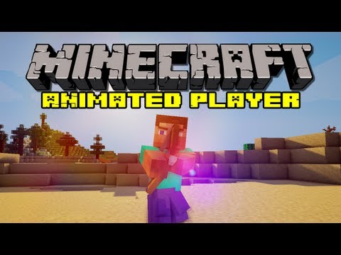 Minecraft: Animated Player Mod | (Realistic Player Animation)