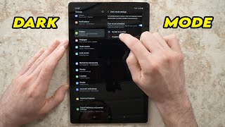 Samsung Galaxy Tab A8 (2022) : How to Turn ON & OFF Dark Mode