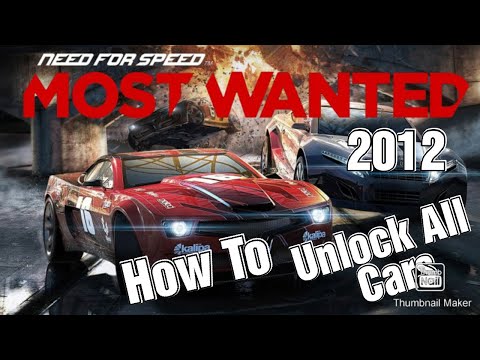 UNLOCK ALL cars NFS Most Wanted 2012 how to