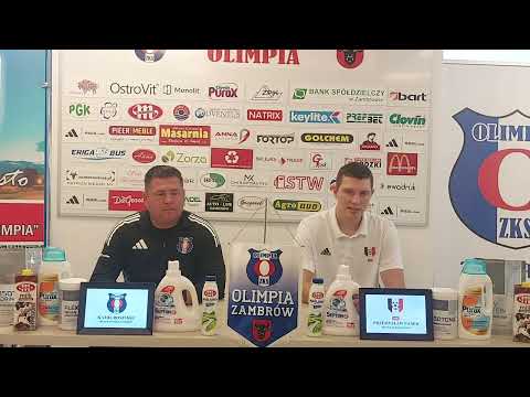 Konferencja prasowa po meczu Olimpia Zambrów - KS Michałowo