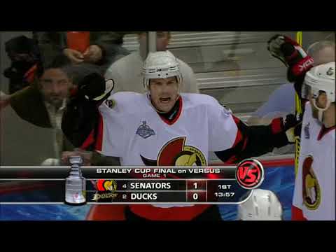 NHL  May 28/2007  Final  G1  Ottawa Senators - Anaheim Ducks (HD)