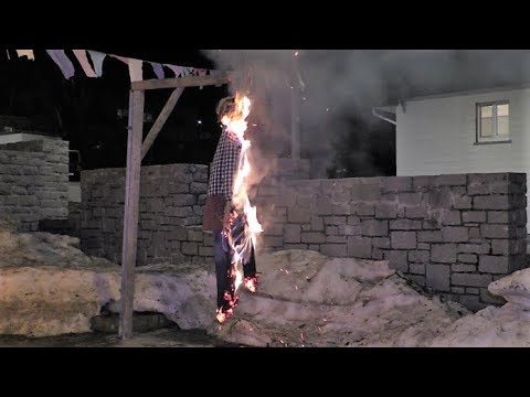 Hexenfeuer in Herrischried 2019 mit der Hotzenguggi