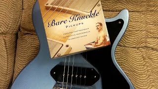 Video thumbnail for Gibson P90 VS Bare Knuckle Supermassive p90 - Les Paul Jr by littleredguitars2