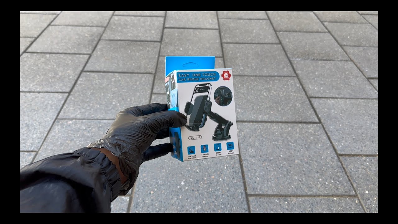 Durable ABS Rotatable Car Phone Mount with Secure Gel Grip, Waterproof Suction Cup & Easy Install