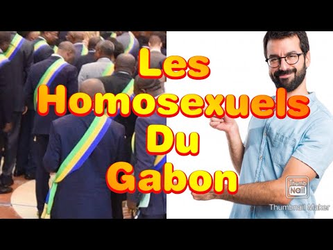 Les homosexuels du Gabon - Le sketch  du Gabonais
