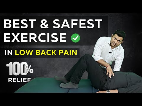 Low back pain due to stiff sacroiliac joint Try Pelvic drop home exercise for quick relief