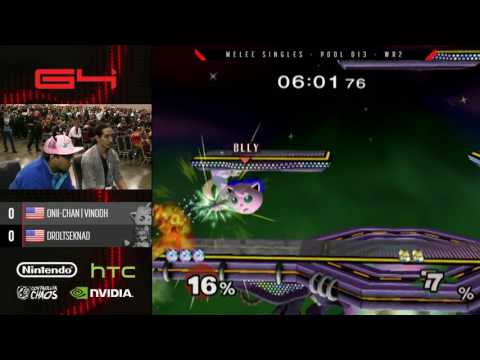Genesis 4 - Vinodh (Jigglypuff) vs. Droltseknad (Fox, Falco) - SSBM Pools