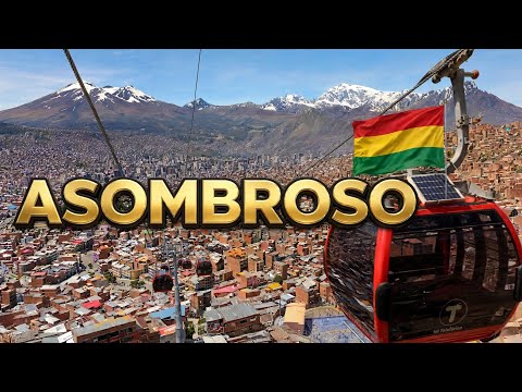 VISTAS AÉREAS ASOMBROSAS DE LA CIUDAD DE EL ALTO Y LA PAZ DESDE EL TELEFÉRICO 🚠