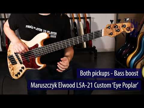 Maruszczyk Elwood L5A-21 Custom Live Demo - BassFreaks.net