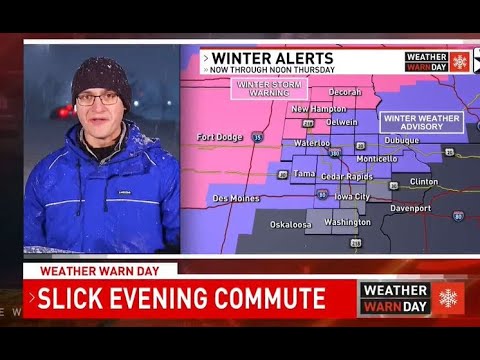 Road Warrior during snow storm on Wednesday, January 18 in Cedar Rapids, Iowa