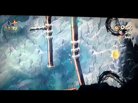 Rayman Origins "Golly G. Golem" Speed Run Trophy Playthrough