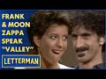 Frank And Moon Zappa Talk Valley Girl Letterman