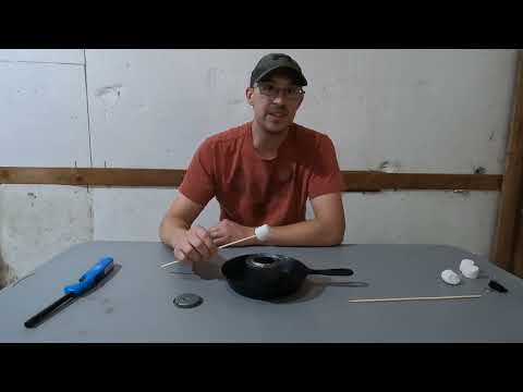 Roasting Marshmallows Indoors With Canned Heater