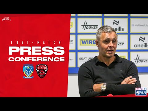 "It runs a bit deeper sometimes..." | Rowley's review | Warrington Wolves 12-25 Salford Red Devils