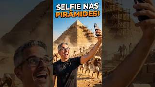 📱🏺 Eu no Antigo Egito: Registrando a Construção das Pirâmides! 🏗️✨#EgitoAntigo #História