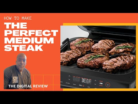 Cooking The Perfect Medium Steak Ninja Foodi Grill XL.