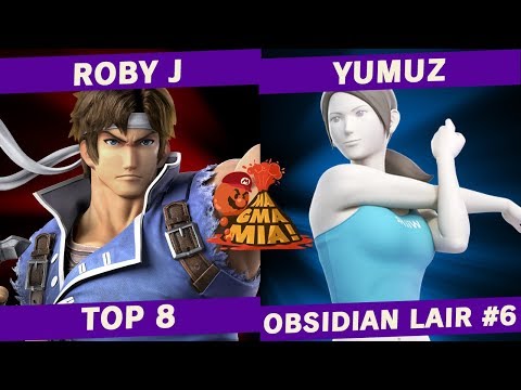 Yumuz(Wii Fit Trainer)  vs Roby J(King K. Rool\Richter) - TOP 8 - OBSIDIAN LAIR #6