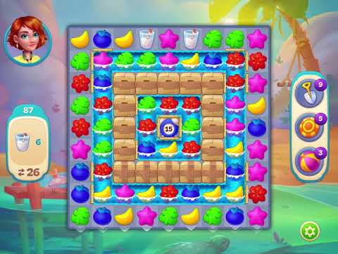 Hawaii Match-3 Mania - Level 87 - No Booster - FULL STORY - CaroGamesNL - *NEW GAME*