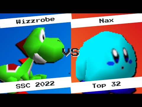 Wizzrobe (Yoshi) vs Nax (Kirby) - SSC22 Top 32 - SSB64
