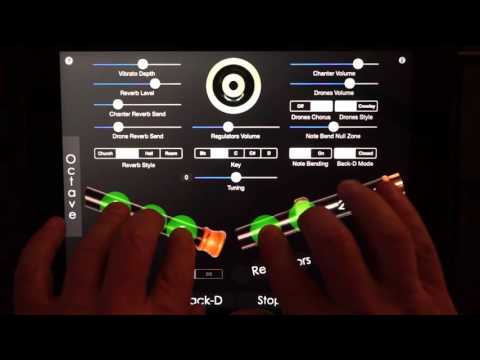 "Uilleann" for iPad - First Inter-App Audio Demo with GarageBand