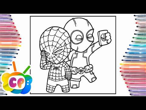Spider-man and Deadpool coloring pages/Baby Superheroes/Elektronomia&RUD - Rollercoaster[NCS10]