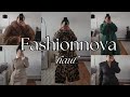 FASHIONNOVA Fall Winter Try On Haul ️ Cozy Chic SNATCHED