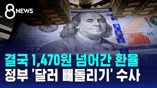 결국 1,470원 넘어간 환율…정부 '달러 빼돌리기' 수사 착수 / SBS 8뉴스