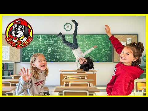 Kids Pretend ✏️ CALEB is MR BONGO, the WORST TEACHER IN THE WORLD (Mary's First Day of School)