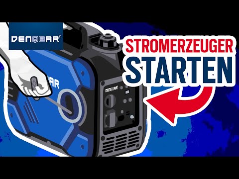 DENQBAR - Wie startet man einen DENQBAR Inverter Stromerzeuger | Easy-Guide