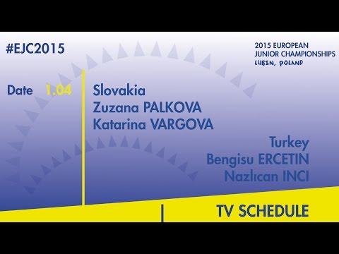 Z.Palkova/K.Vargova(SVK) VS. B.Ercetin/N.Inci(TUR) #EJC2015 Lubin, Poland