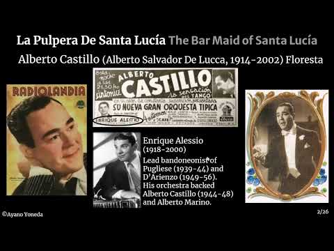 La Pulpera De Santa Lucía (The Bar Maid of Santa Lucía) Alberto Castillo - Enrique Alessio, 1945