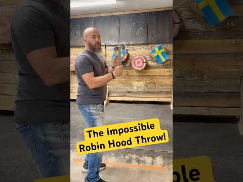 World champion axe and knife thrower celebrates Sweden's national day!