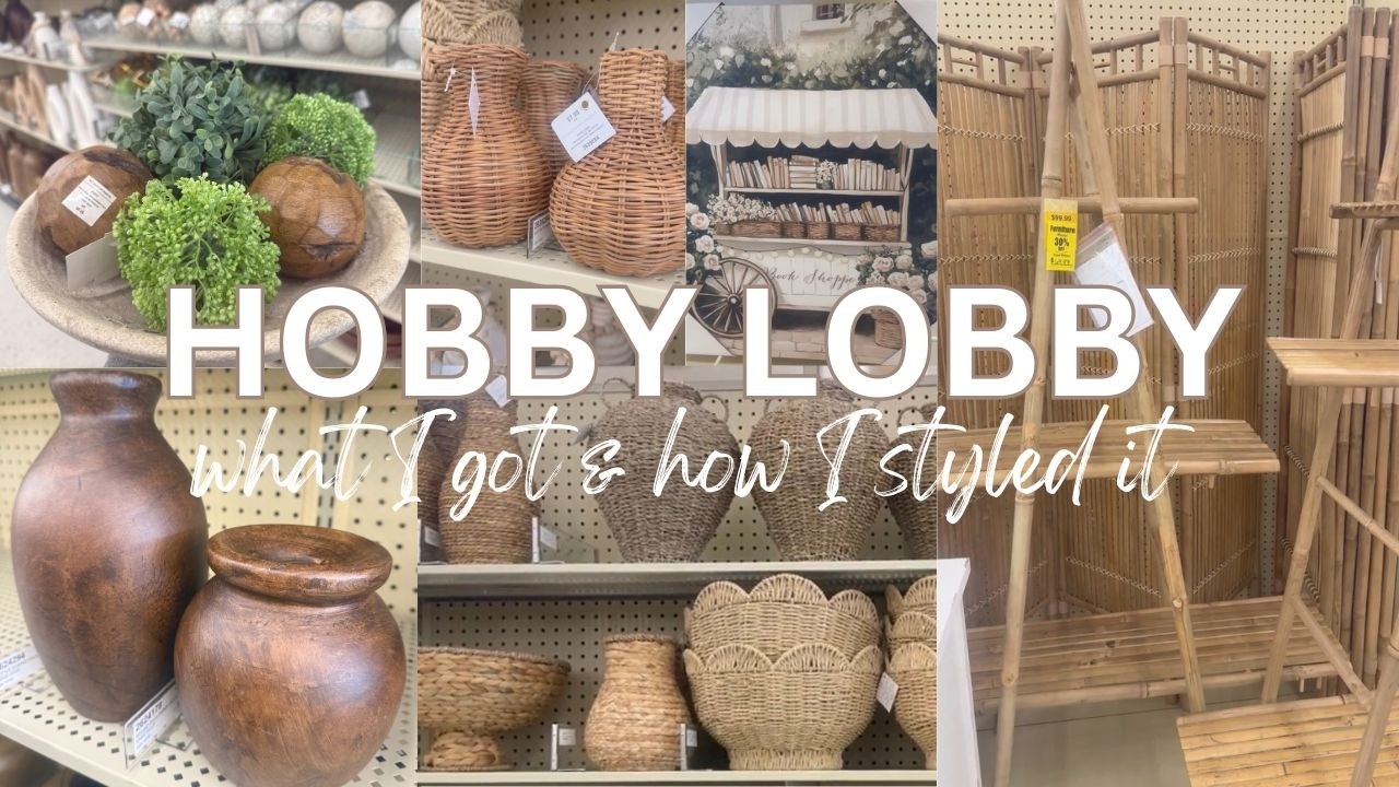 Hobby Lobby New Home Decor Shop With Me | Styling What I Got