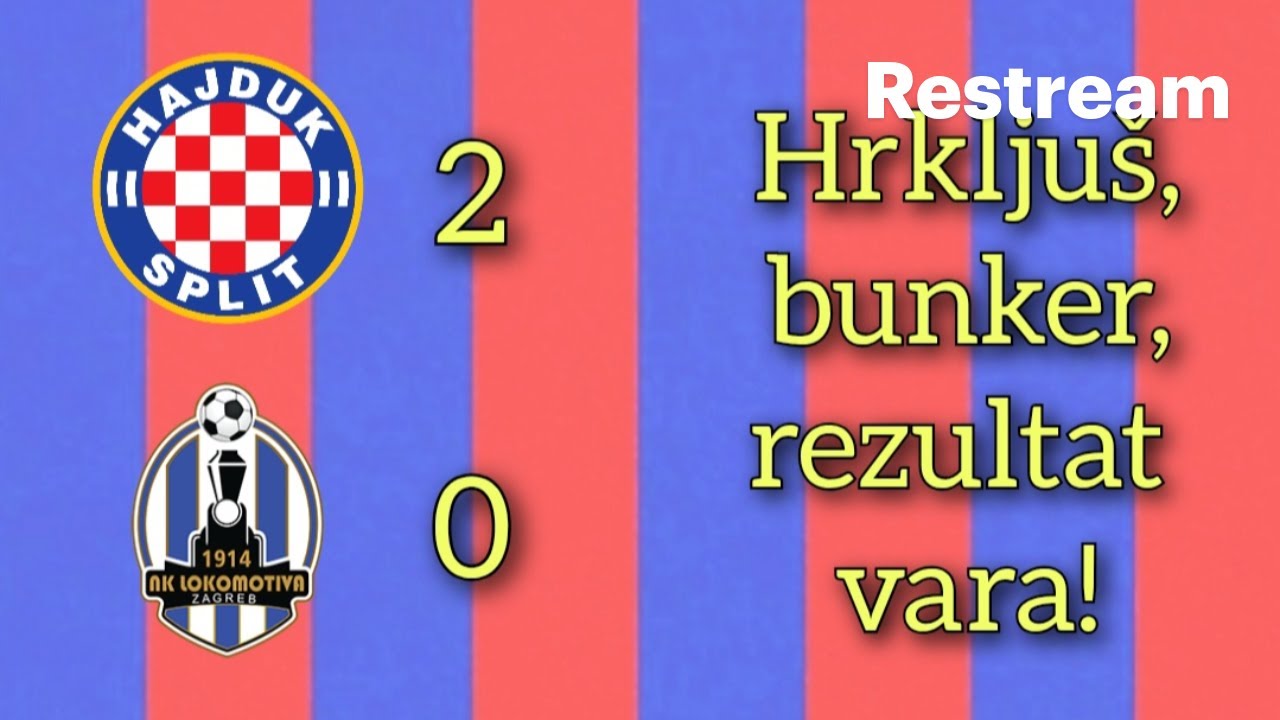 Prgavi live nakon Lokomotive ❤️💙 ovo je sve gore. A i livaja se ozlijedio
