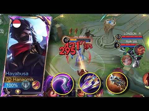 Unstoppable Hayabusa Jungle! Most Effective Build High Damage,Debuff Enemies & Physical Penetration!