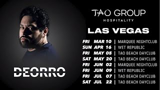 DEORRO Las Vegas 2023 Residency Announcement Tao Group Hospitality