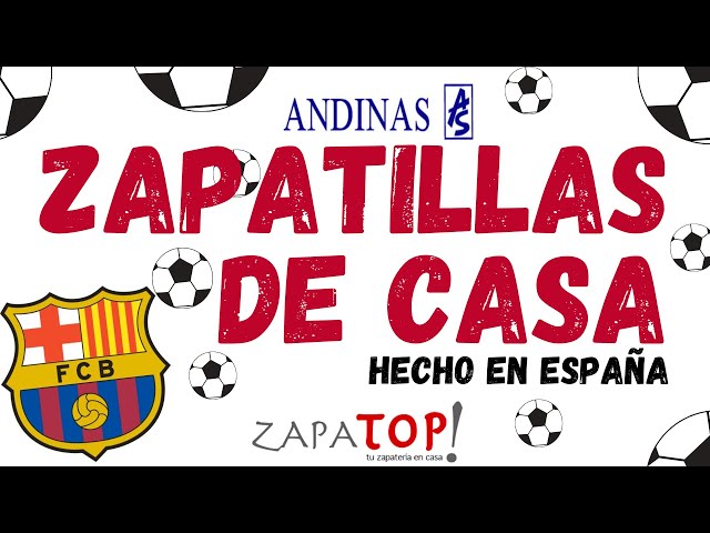 Vídeo relacionado con MARPEN SLIPPERS, Zapatillas de Casa Ligeras de Invierno Oficiales del FC Barcelona de Fútbol para Hombre o Mujer, Abiertas Negras, Talla 44