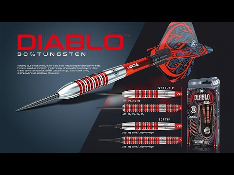 Winmau Steel- Soft Darts Diabolo Parallel - Torpedo 90% Tungsten Steeltip Steeldart Softtip Softdart
