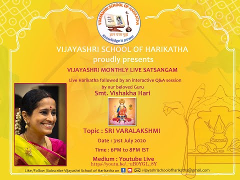 LIVE - VIJAYASHRI MONTHLY LIVE SATSANGAM - Join us LIve - https://youtu.be/_-uB0YGL_8Y