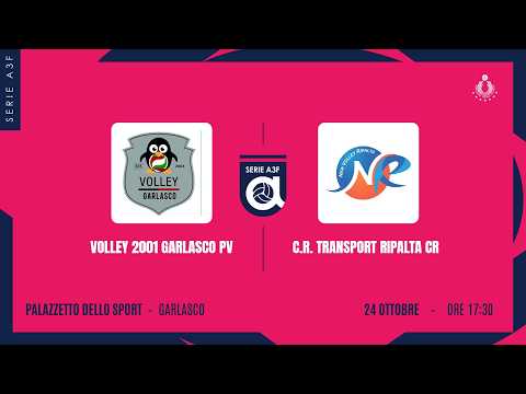 VOLLEY 2001 GARLASCO PV - C.R. TRANSPORT RIPALTA CR | 2ª GIORNATA | A3F