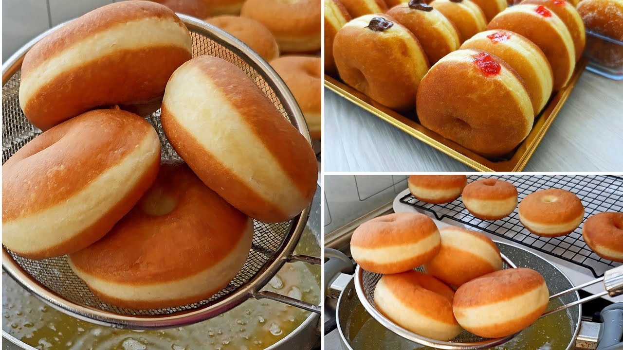 سر عمل الدونات الخفيفه والهشه