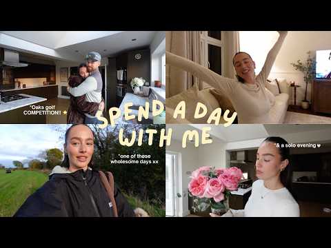 one of those wholesome days 🥹🤍 spend the day with me! 🧸 oaks golf competition + solo evening 🌟