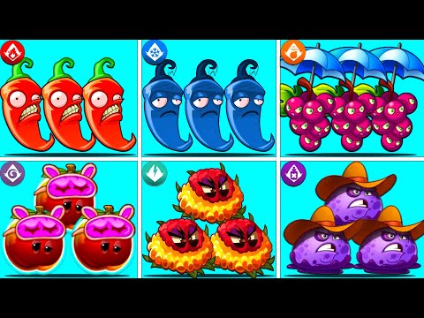 PVZ 2 - 6 Mega Bomb Battlez - Who is Best Plant ? Plant vs Zombies