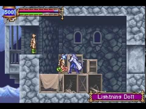 Castlevania: Aria of Sorrow (GBA) Longplay 100% souls, 100% map