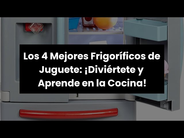 Vídeo relacionado con COLORBABY My Home Mini frigorífico con Alimentos y Bebidas, Luces y Sonido, 4 Puertas y 1 cajón, Más de 20 Accesorios, Juego de rol, Motricidad Fina, Niños + 3 años (39569)