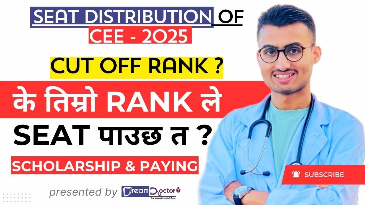 Seat Distribution 2024 of MEC/ Can your rank get seat?/ Saurab Acharya/ Dream Doctor
