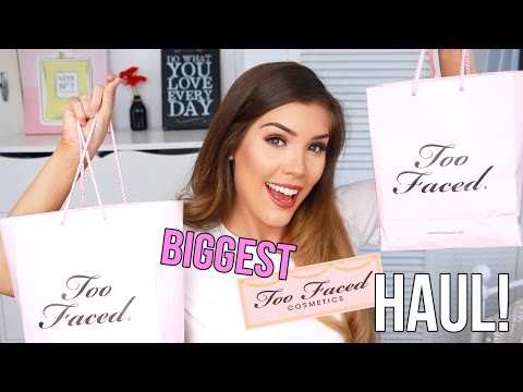 BIGGEST TOO FACED COSMETICS HAUL EVER! | Katerina Williams