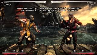 Mortal Kombat X - Scorpion Guide Tutorial Full Breakdown (1080p 60fps)